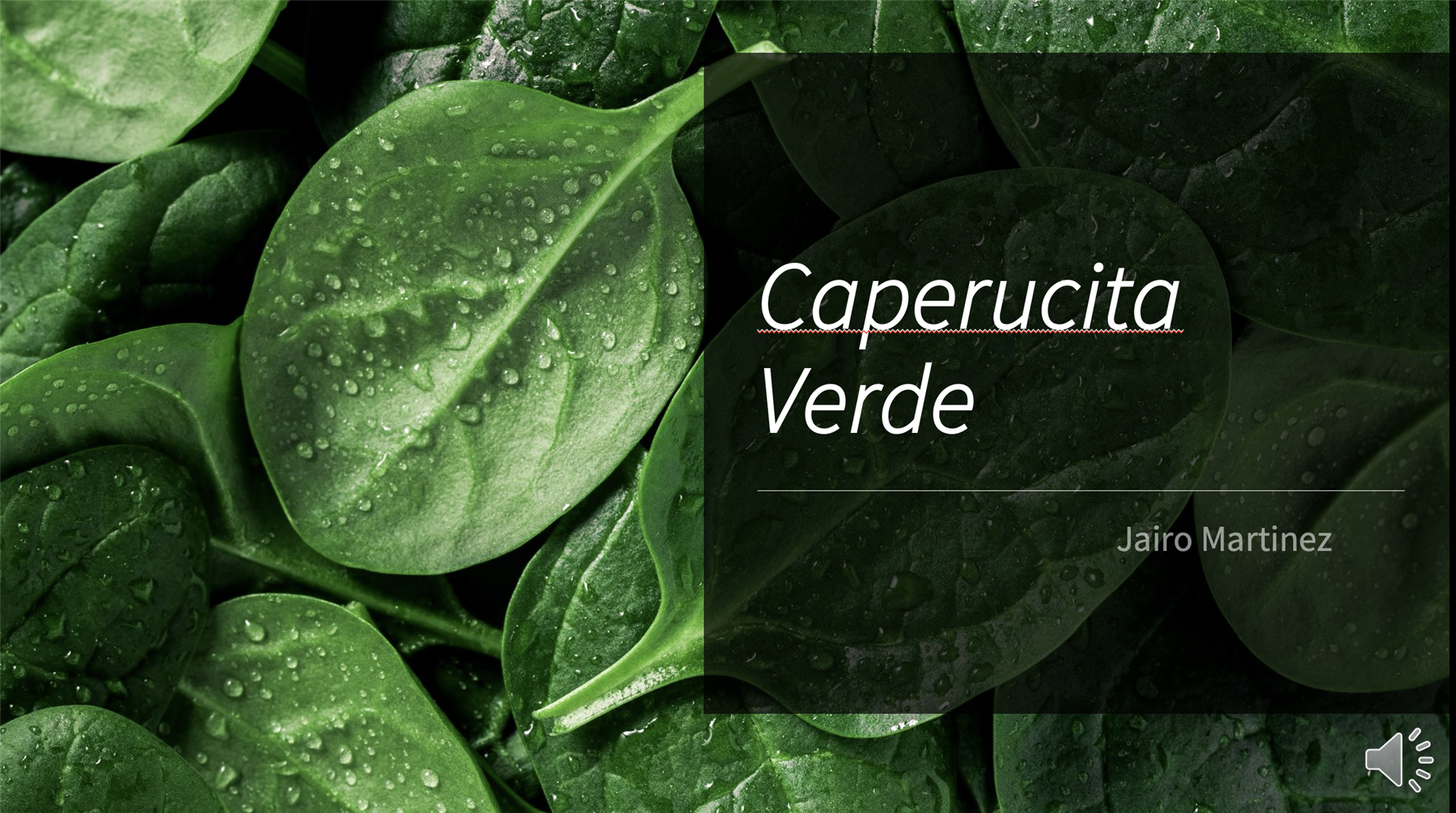 Caperucita Verde